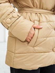 Куртки та дублянки MilaNova модель Куртка К-199н кемел Фото