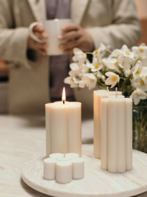 Ароматическая свеча "Ромашка", из натурального соєвого воска Candle Design модель 110.1026/110.2030 Фото