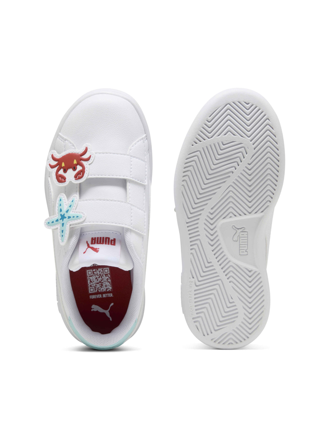 Кеды низкие PUMA Smash 3.0 Badges V Ps модель 397286 Фото