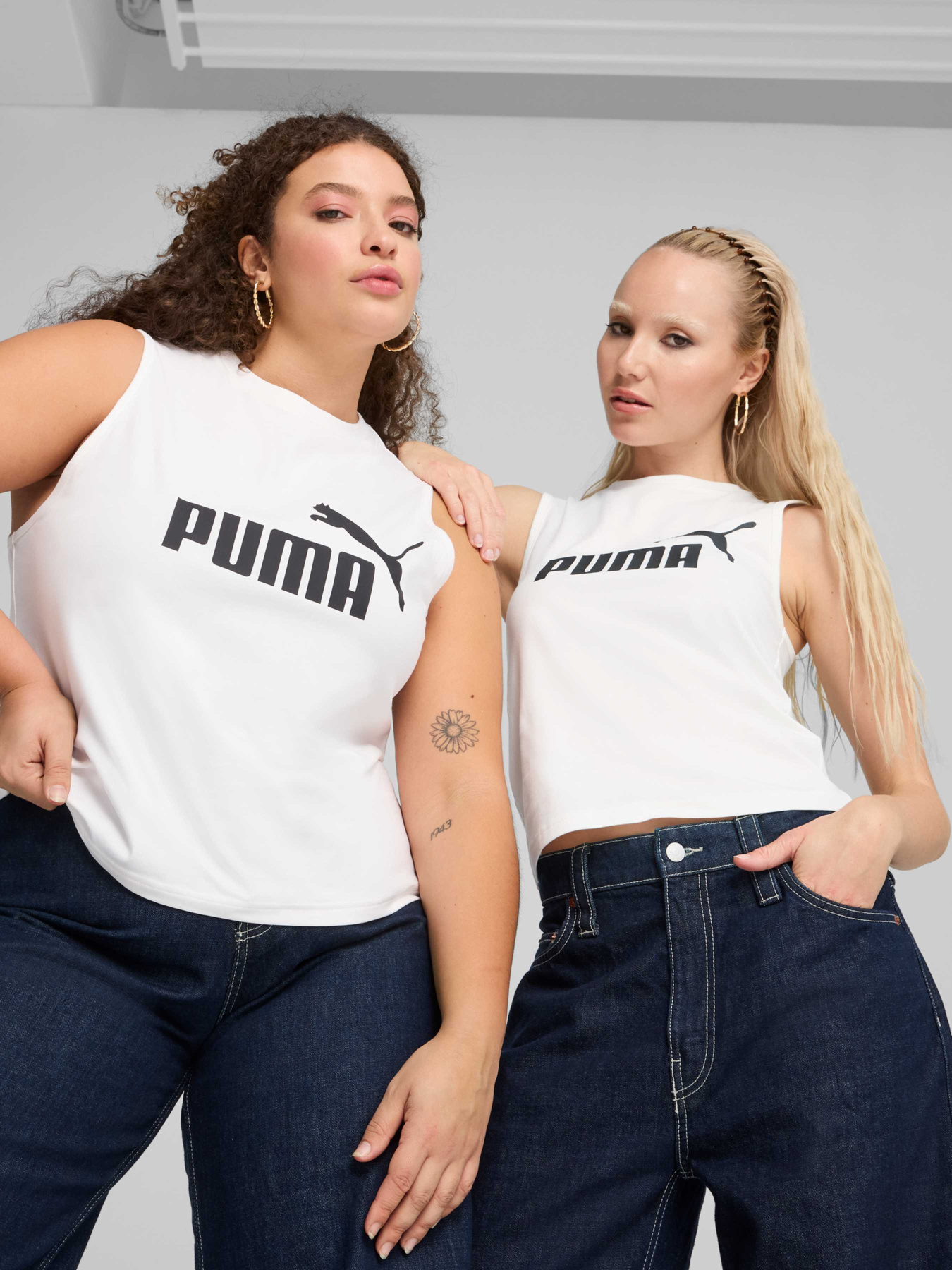 Спортивная майка PUMA Ess No. 1 Logo Slim Tank модель 684968 Фото
