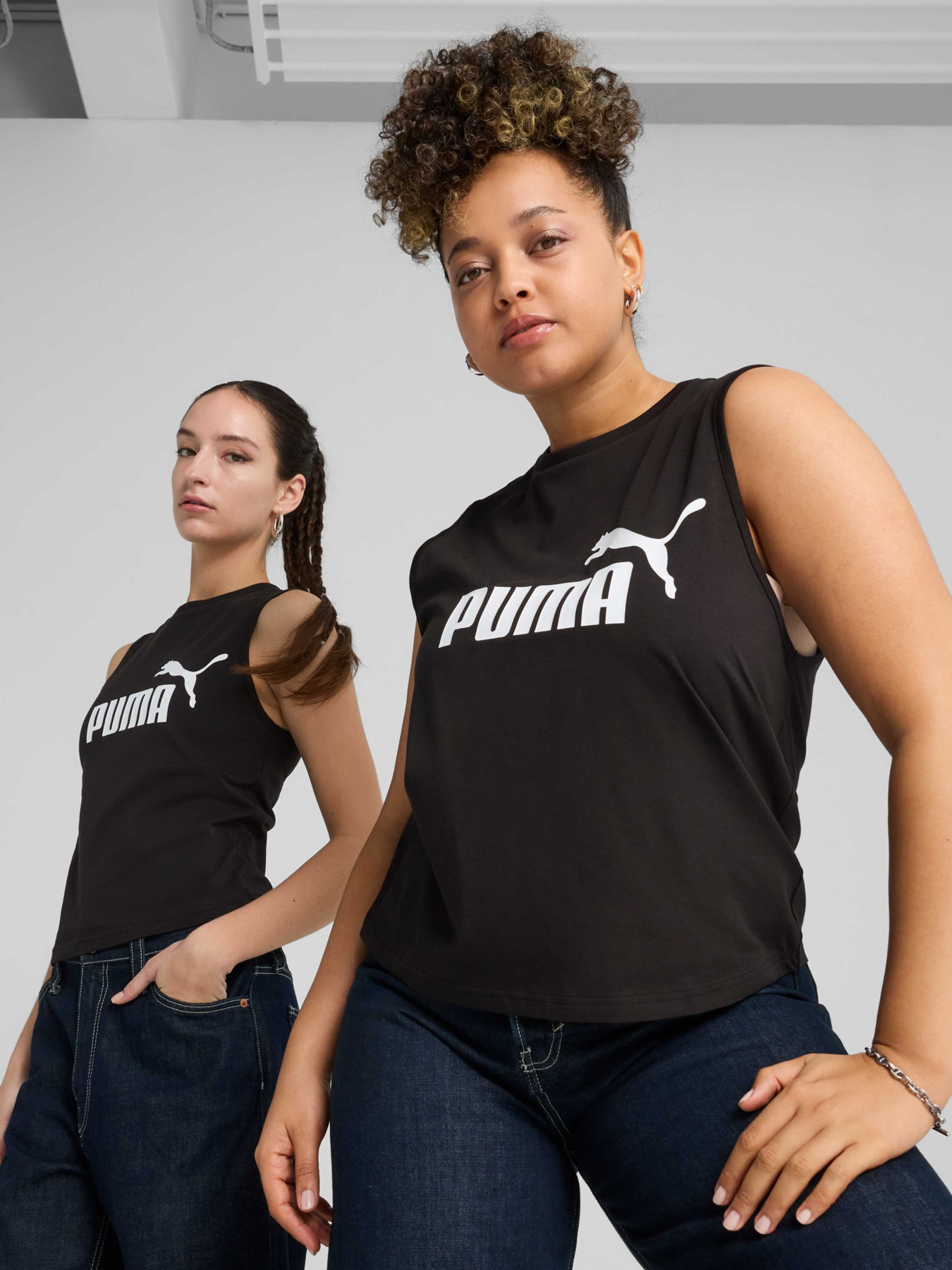 Спортивная майка PUMA Ess No. 1 Logo Slim Tank модель 684968 Фото