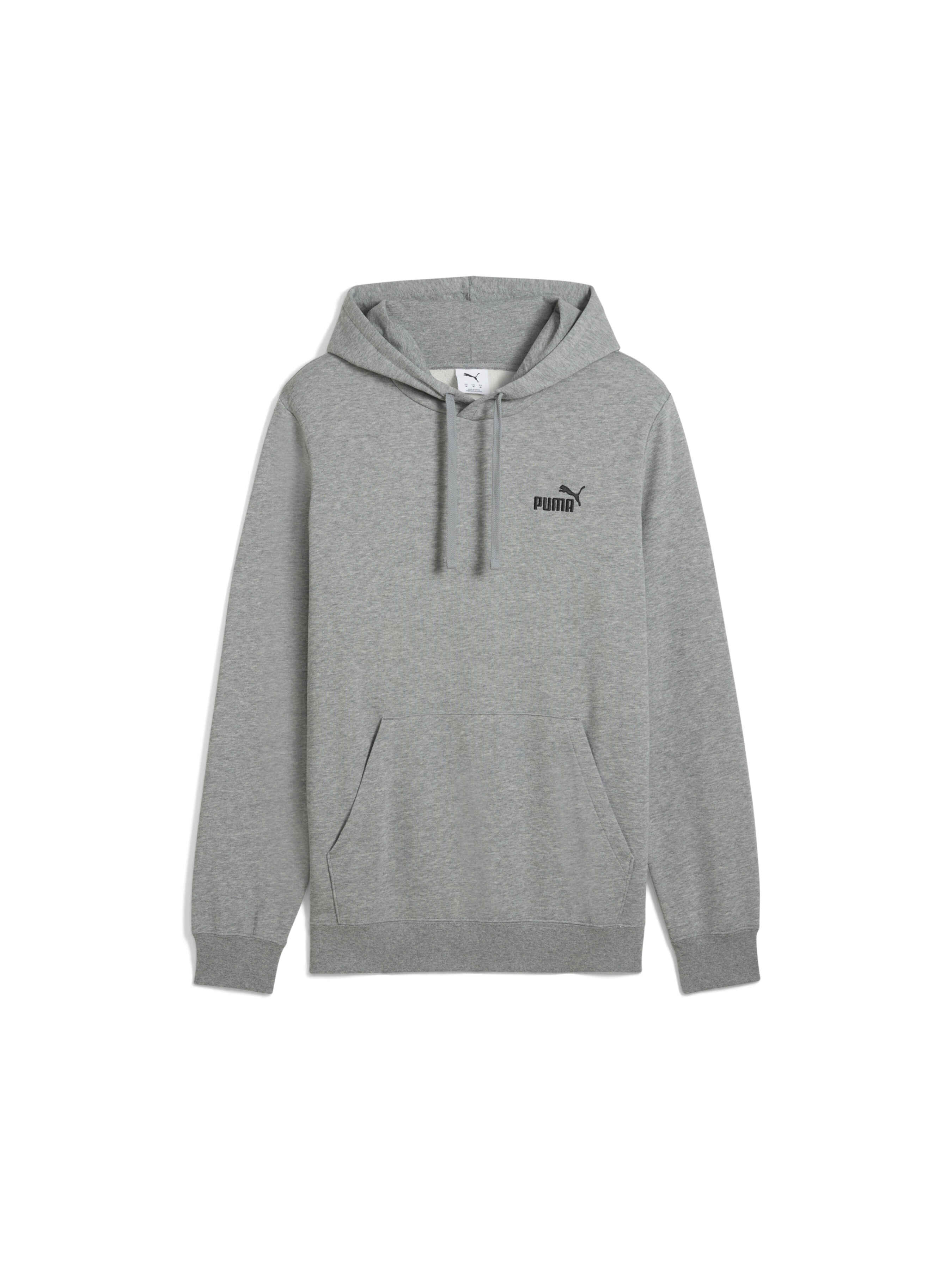 Чоловіче Худі PUMA Ess Small No. 1 Logo Hoodie (682576_03) колір сірий, матеріал комбінований верх