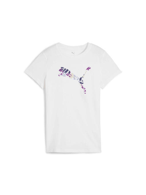 Футболка PUMA Graphics Floral Cat Logo Tee модель 685081 Фото