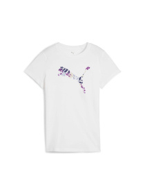 Футболка PUMA Graphics Floral Cat Logo Tee модель 685081 Фото