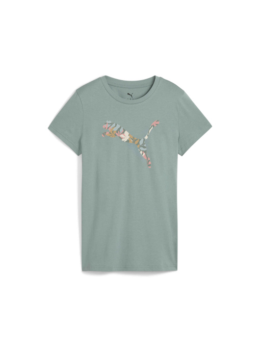 Футболка PUMA Graphics Floral Cat Logo Tee модель 685081 Фото