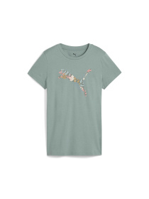 Футболка PUMA Graphics Floral Cat Logo Tee модель 685081 Фото
