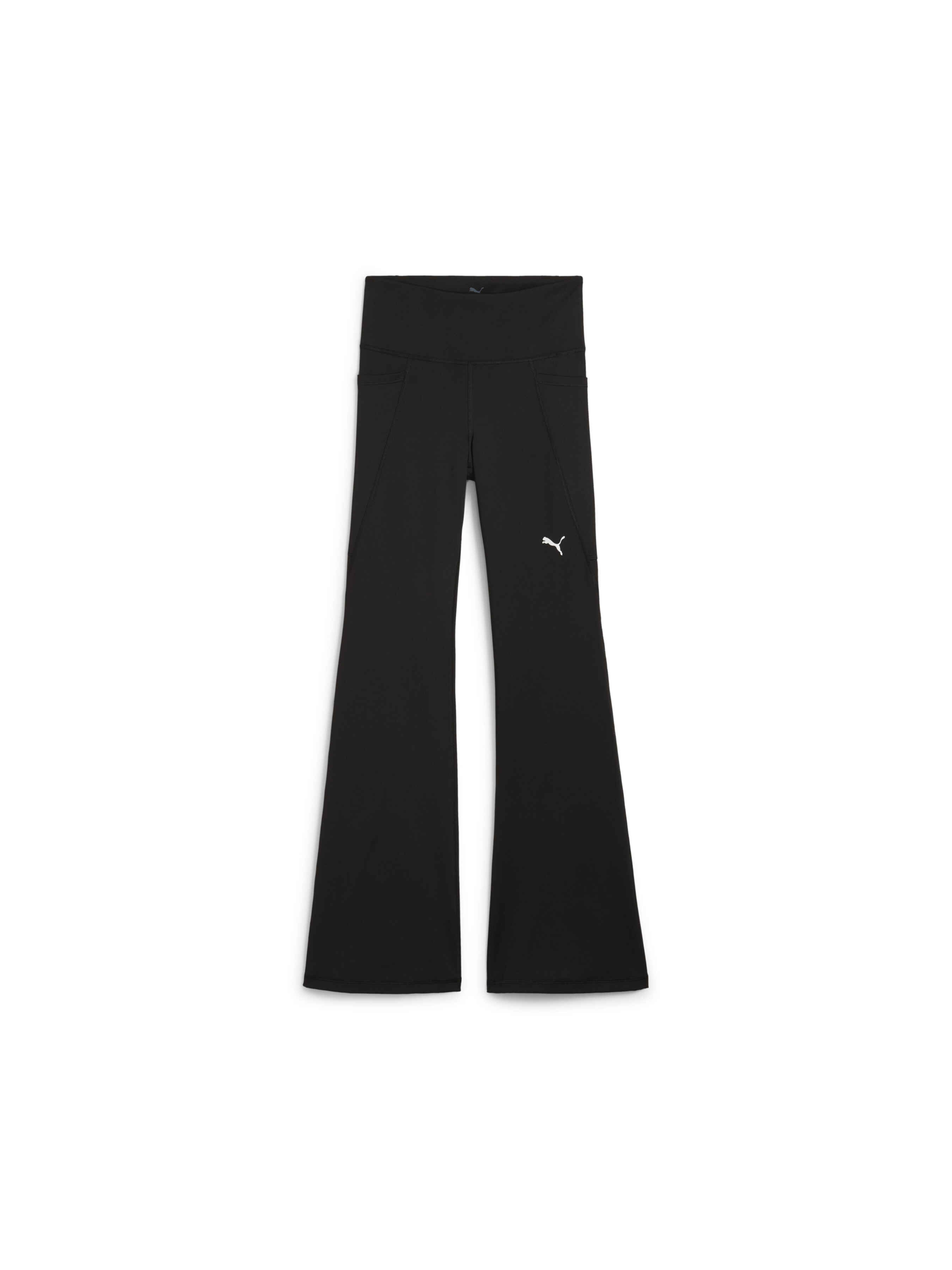 Жіночі Спортивні штани PUMA W Tad Essntl Hw Bootcut Pant (525902_01) колір чорний, матеріал комбінований верх