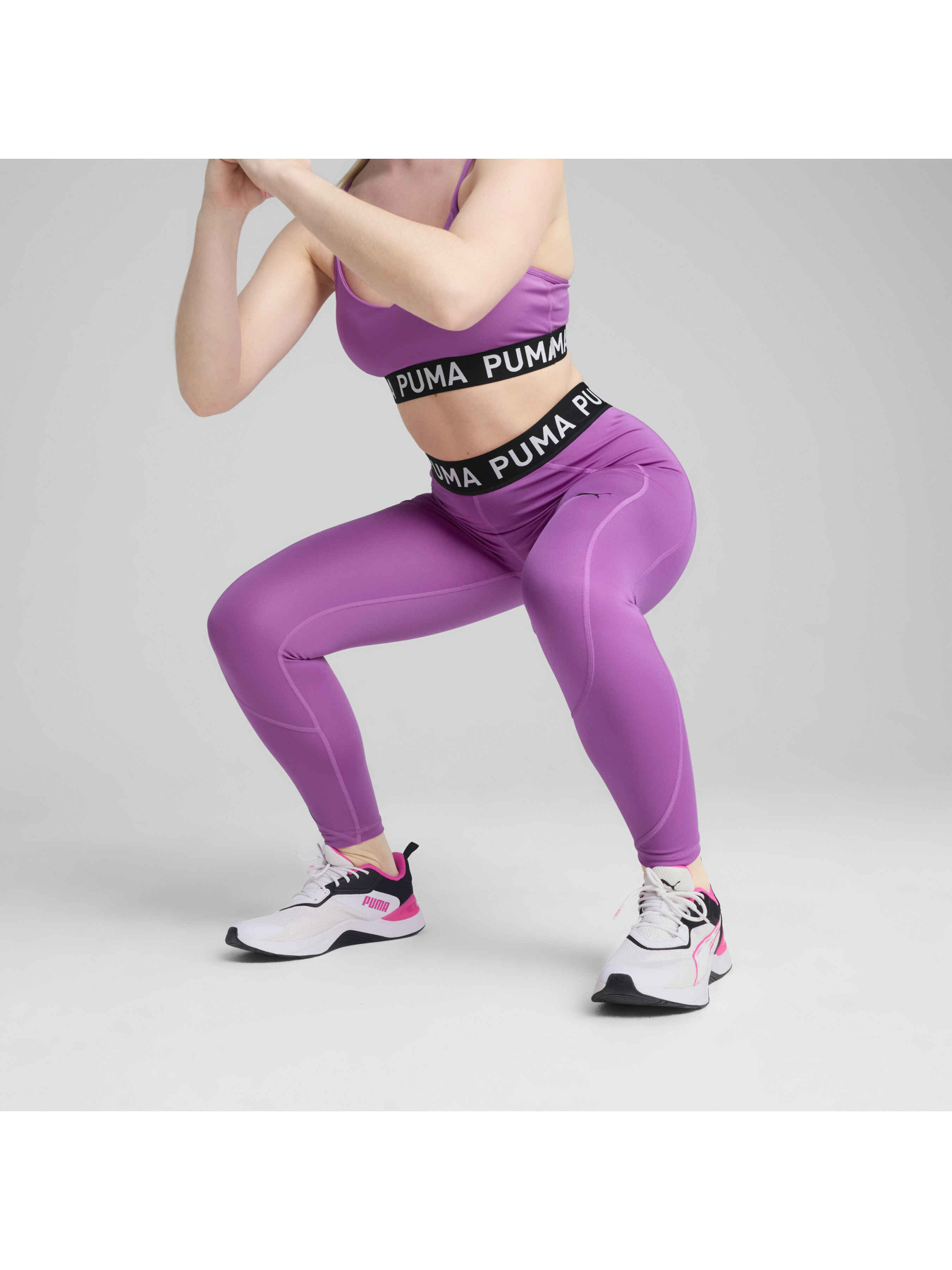 Леггинсы спортивные PUMA W Strong Tight - Hw Fl модель 526000 Фото