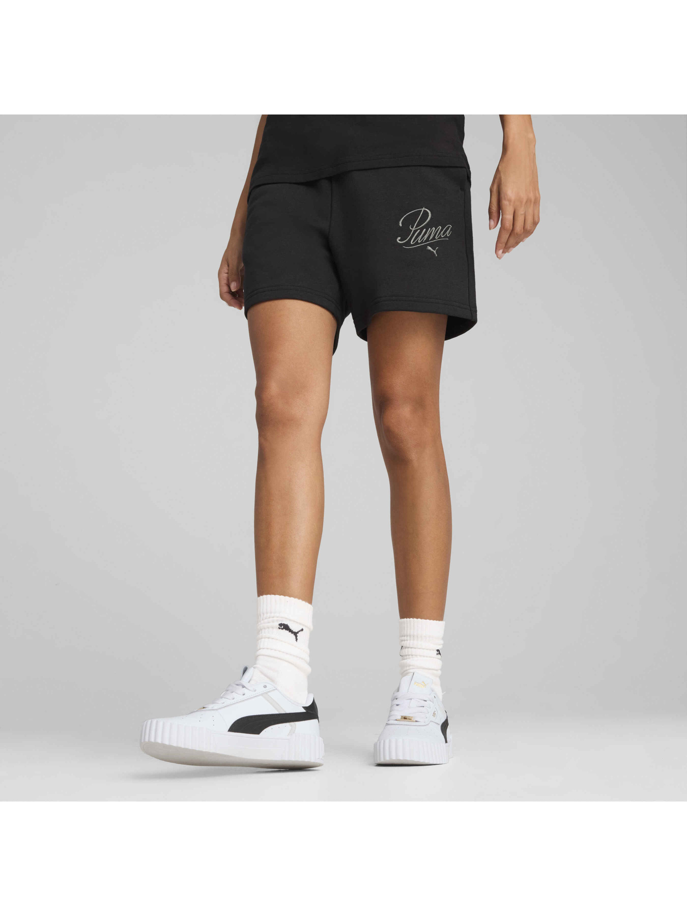 Шорты спортивные PUMA Script High-waist Shorts модель 684984 Фото