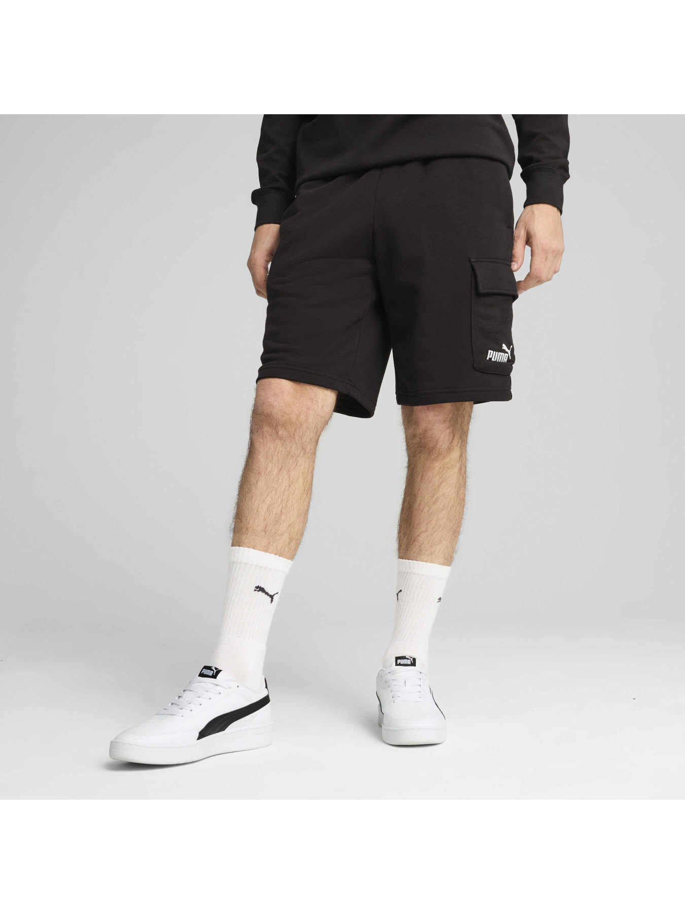 Спортивні шорти PUMA Ess No. 1 Logo Cargo Shorts модель 682662 Спортивні шорти PUMA Ess No. 1 Logo Cargo Shorts модель 682662 Фото