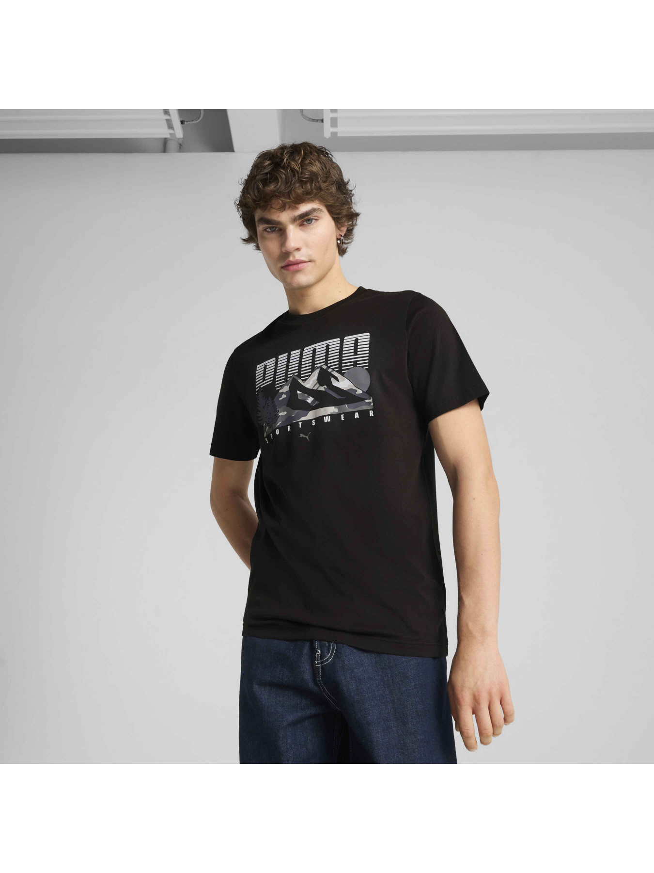 Футболка PUMA Graphics Mountain Tee модель 684828 Фото