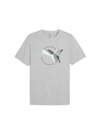 Сірий - Футболка PUMA Graphics Multiple Logo Tee