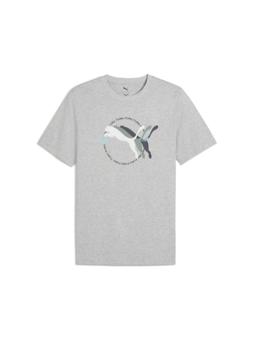 Футболка PUMA Graphics Multiple Logo Tee модель 684826 Фото