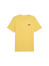 Жёлтый - Футболка PUMA Ess 2 Color Small Logo Tee