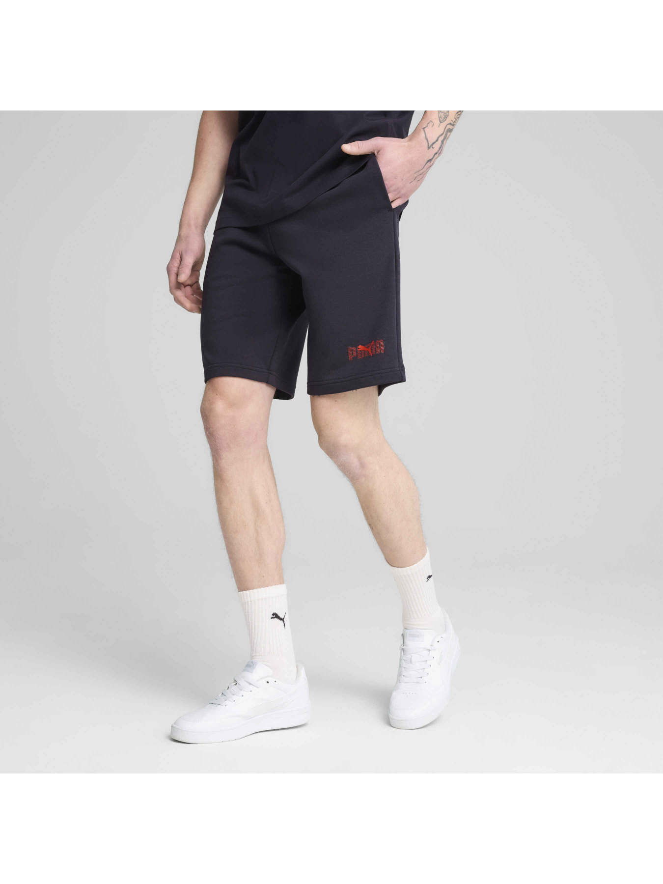 Шорты спортивные PUMA Ess Logo Lab Short модель 687281 Шорты спортивные PUMA Ess Logo Lab Short модель 687281 Фото