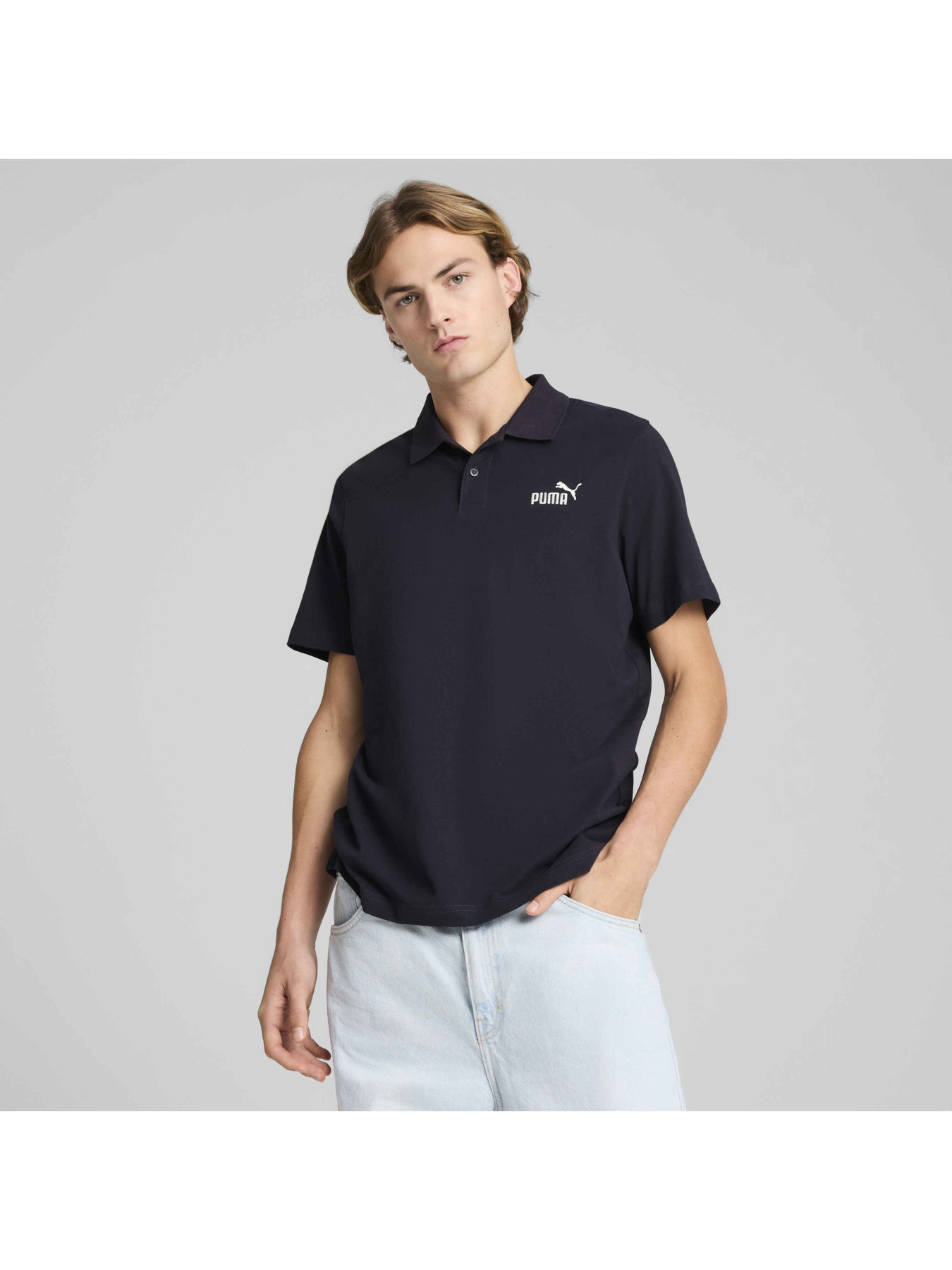 Поло PUMA Ess No. 1 Logo Jersey Polo модель 682556 Фото