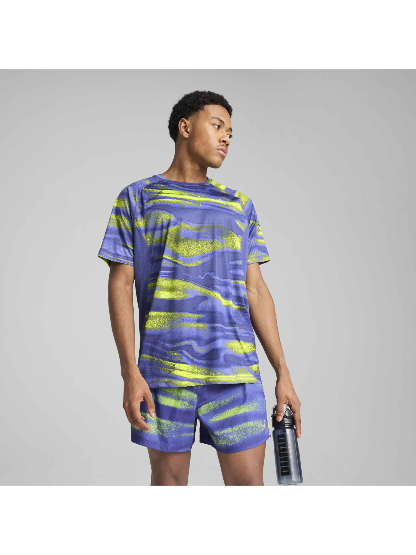 Футболка PUMA Run Velocity Aop Tee M модель 526599 Фото