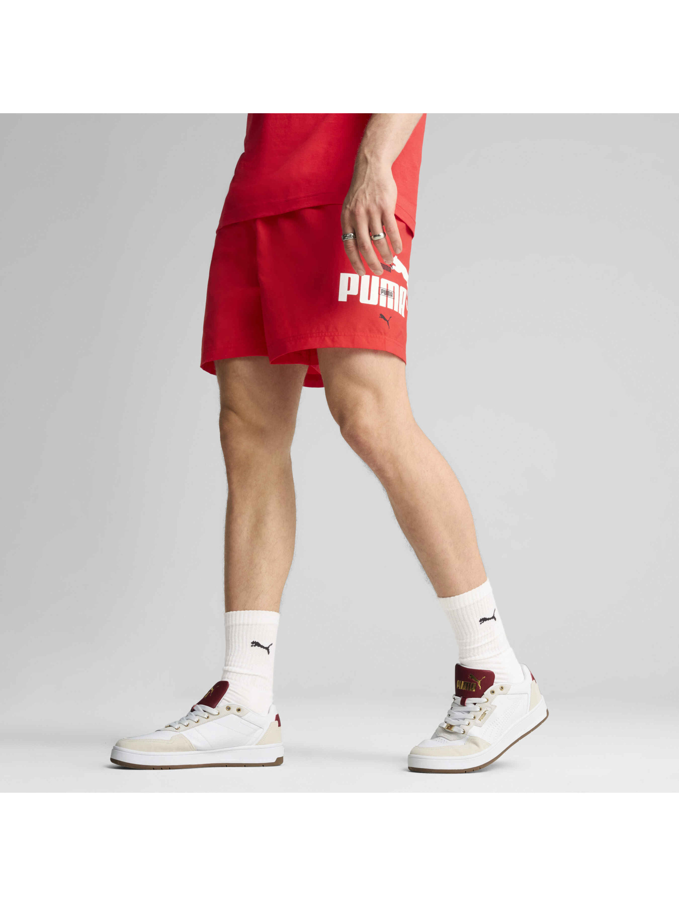 Шорты спортивные PUMA Ess Logo Lab Woven Shorts модель 684672 Фото