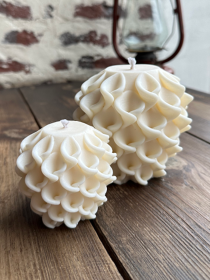 Фігурна свічка "Мережево" з натурального соєвого воску Candle Design модель 110.1005/1006/1007 Фігурна свічка "Мережево" з натурального соєвого воску Candle Design модель 110.1005/1006/1007 Фото