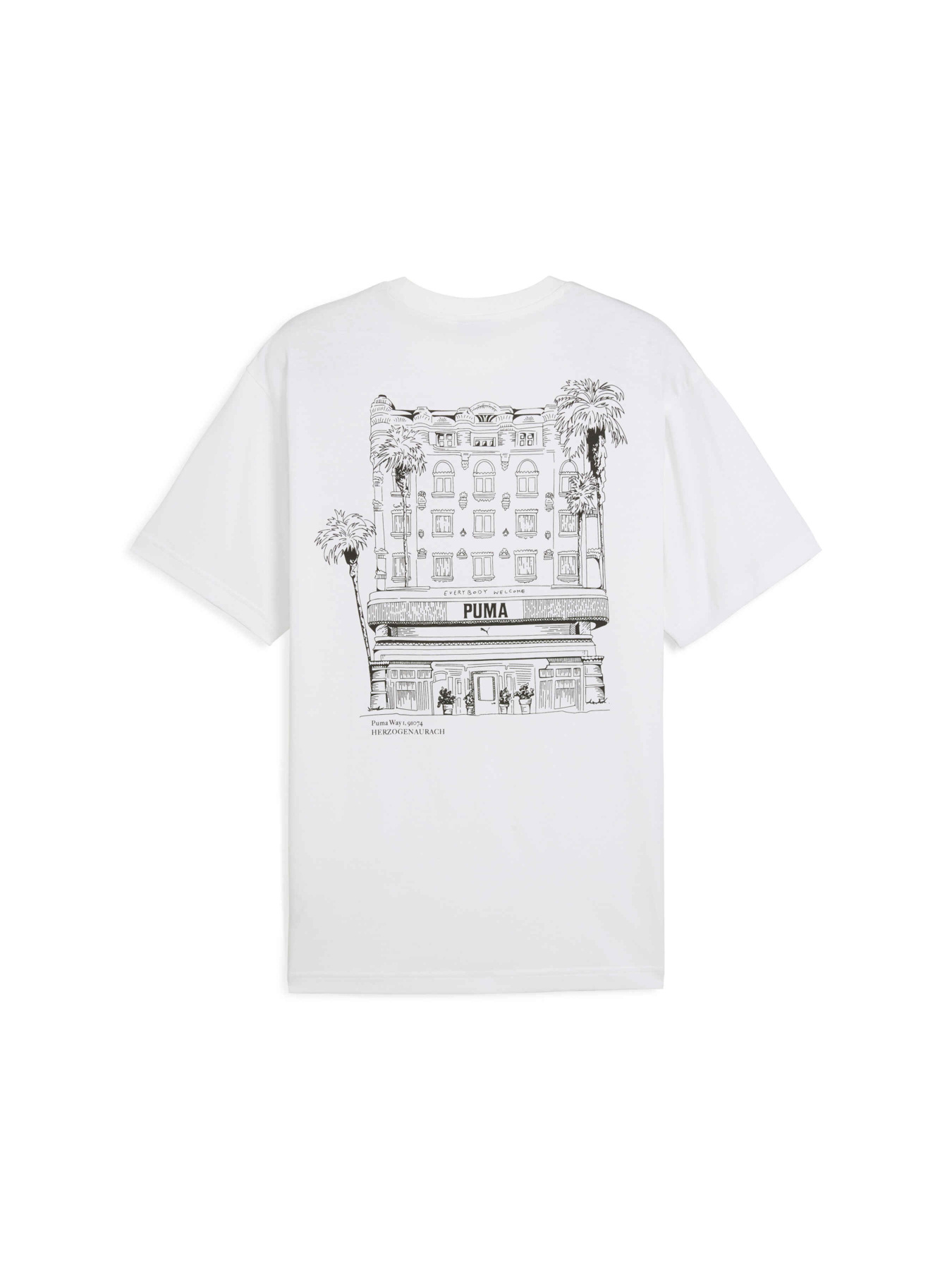 Футболка PUMA Graphics Hotel Relaxed Tee модель 629636 Футболка PUMA Graphics Hotel Relaxed Tee модель 629636 Фото