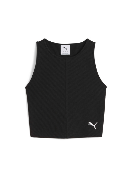 Топ спортивний PUMA Wardrobe Ess Ribbed Crop Top модель 629765 Фото