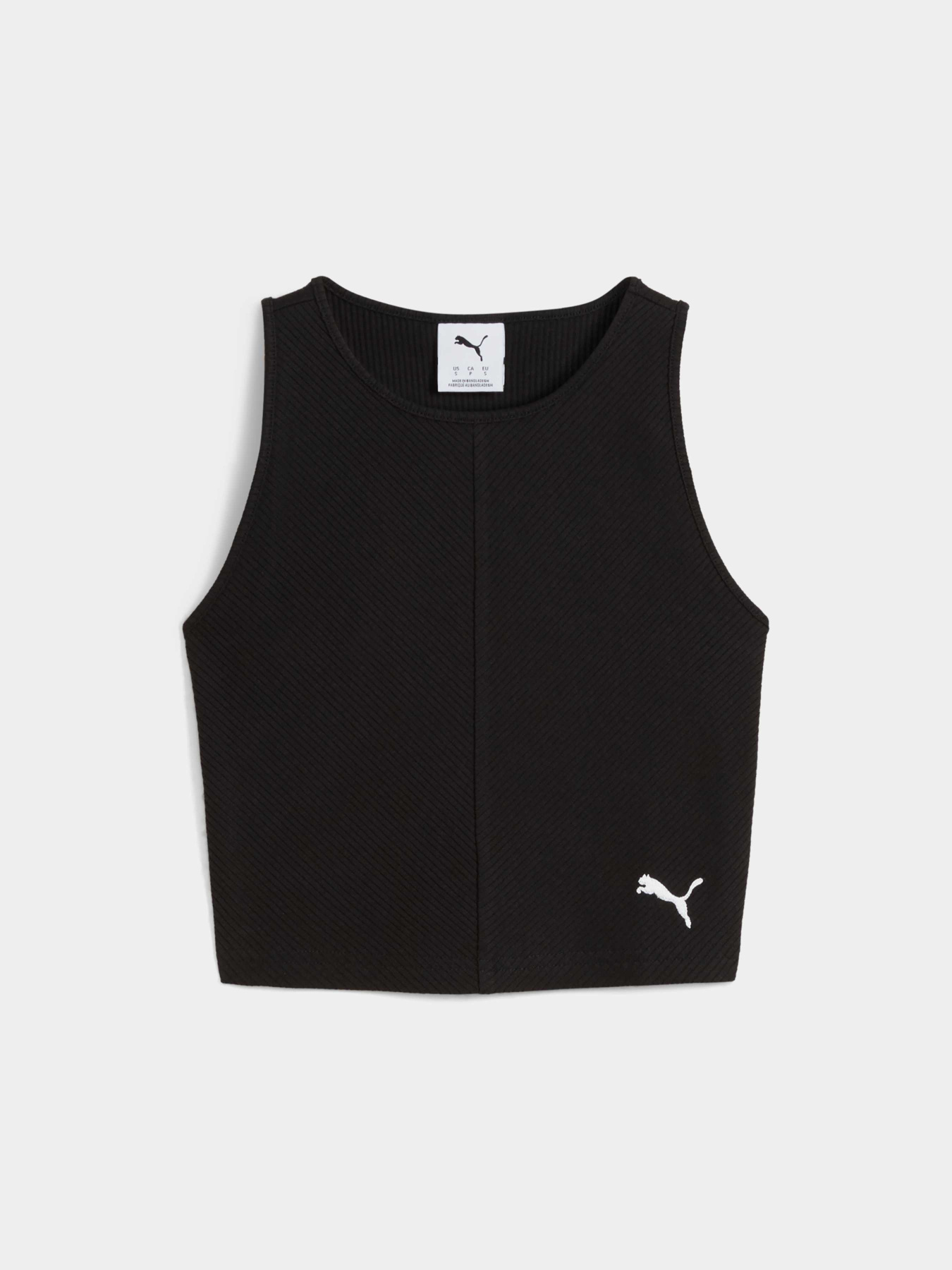 Спортивний топ PUMA Wardrobe Ess Ribbed Crop Top модель 629765 Фото