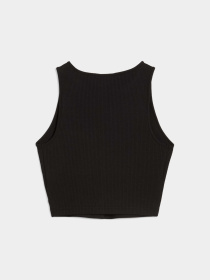 Спортивний топ PUMA Wardrobe Ess Ribbed Crop Top модель 629765 Фото