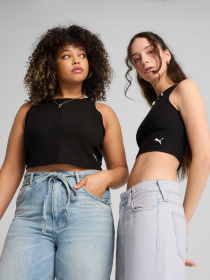 Спортивний топ PUMA Wardrobe Ess Ribbed Crop Top модель 629765 Фото