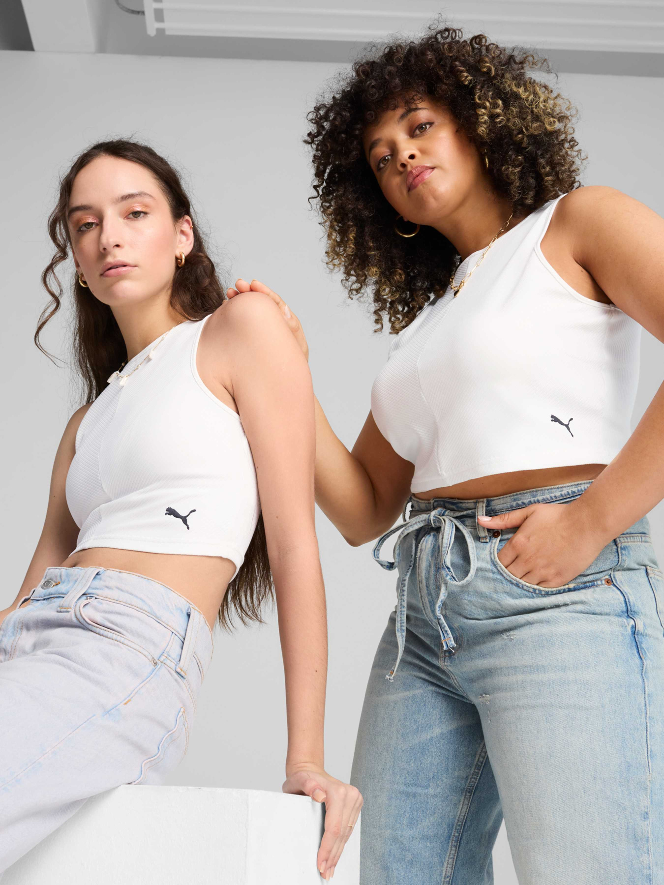 Спортивный топ PUMA Wardrobe Ess Ribbed Crop Top модель 629765 Фото