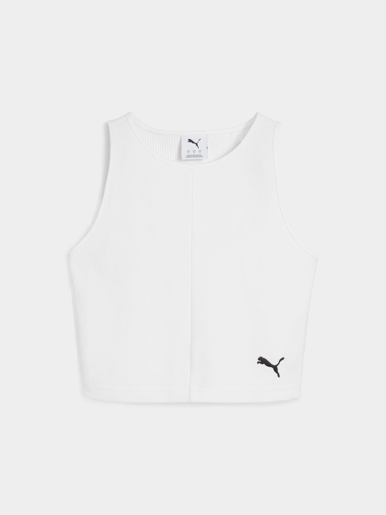 Спортивный топ PUMA Wardrobe Ess Ribbed Crop Top модель 629765 Фото