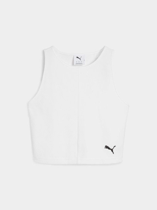 Спортивный топ PUMA Wardrobe Ess Ribbed Crop Top модель 629765 Фото