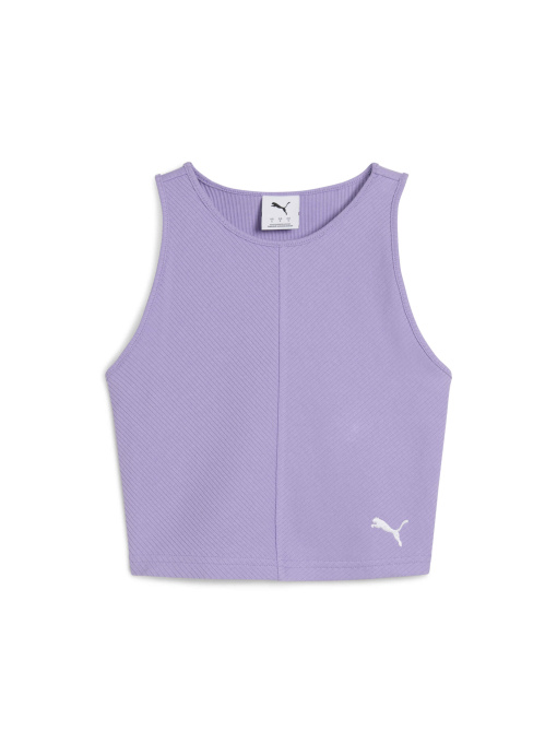 Топ спортивный PUMA Wardrobe Ess Ribbed Crop Top модель 629765 Фото