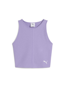 Топ спортивный PUMA Wardrobe Ess Ribbed Crop Top модель 629765 Фото