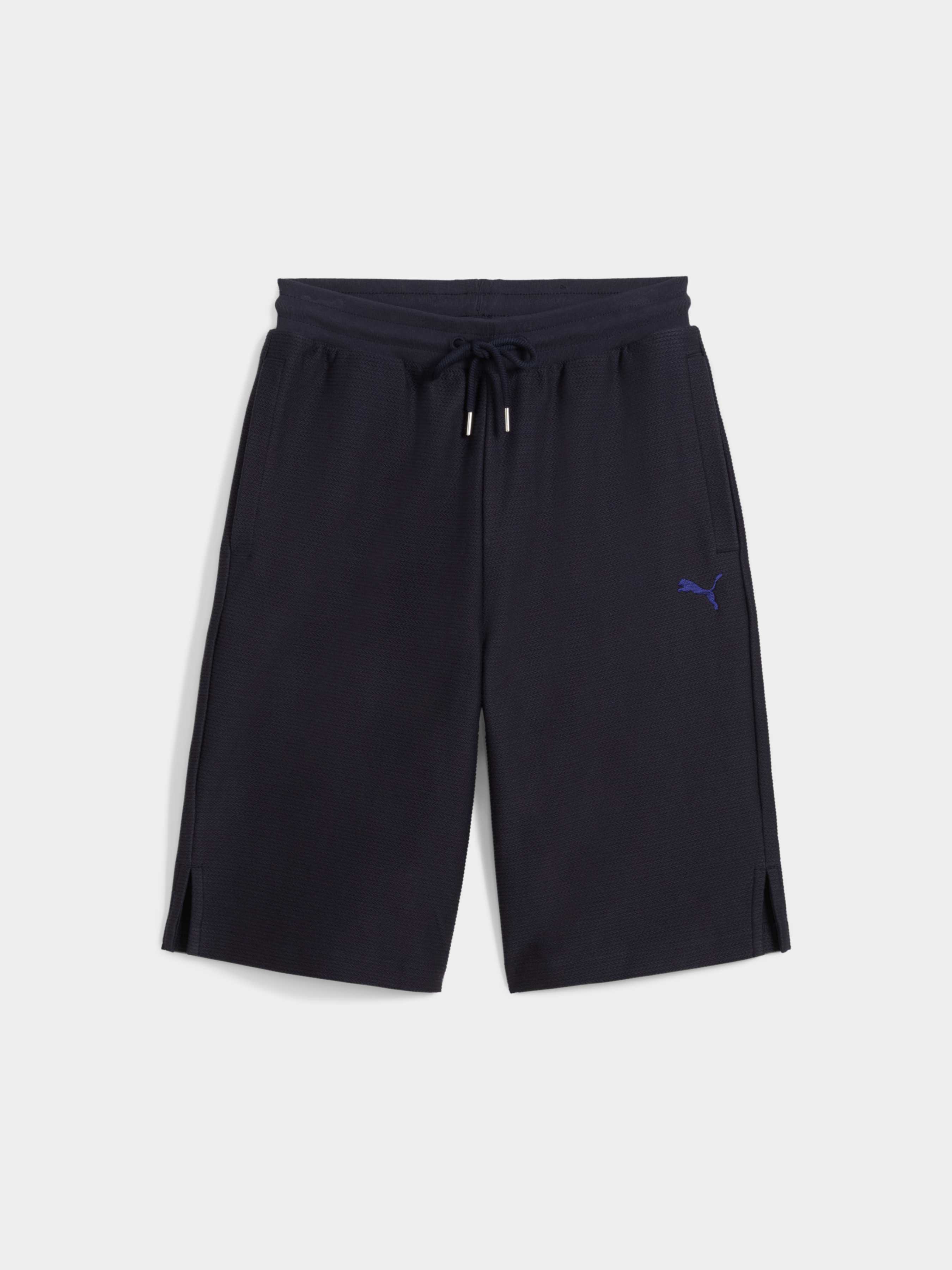 Жіночі Повсякденні шорти PUMA Premium Ess Jacquard Shorts (629671_16) колір синій, матеріал комбінований верх