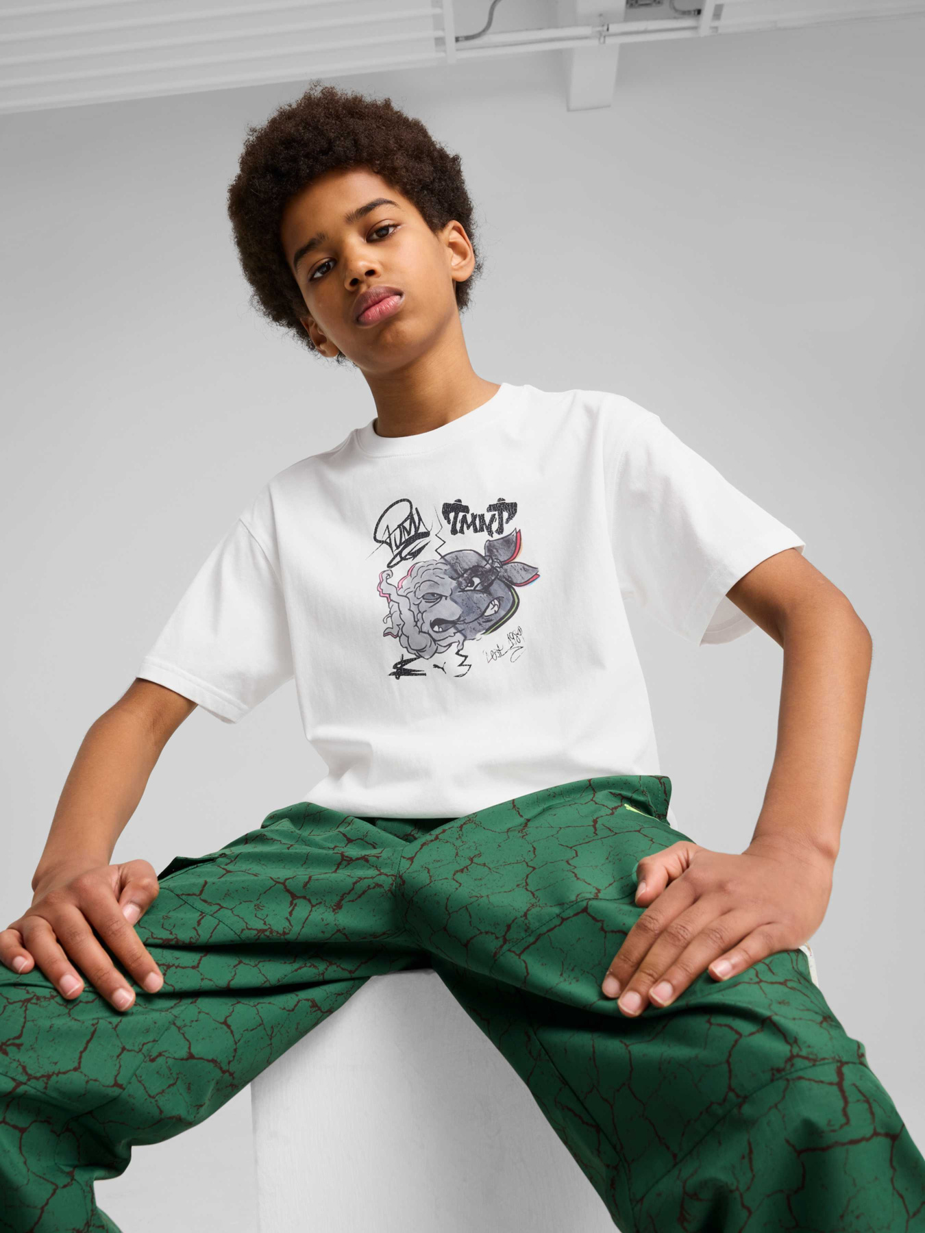 Футболка PUMA x Tmnt Graphic Tee модель 630084 Фото