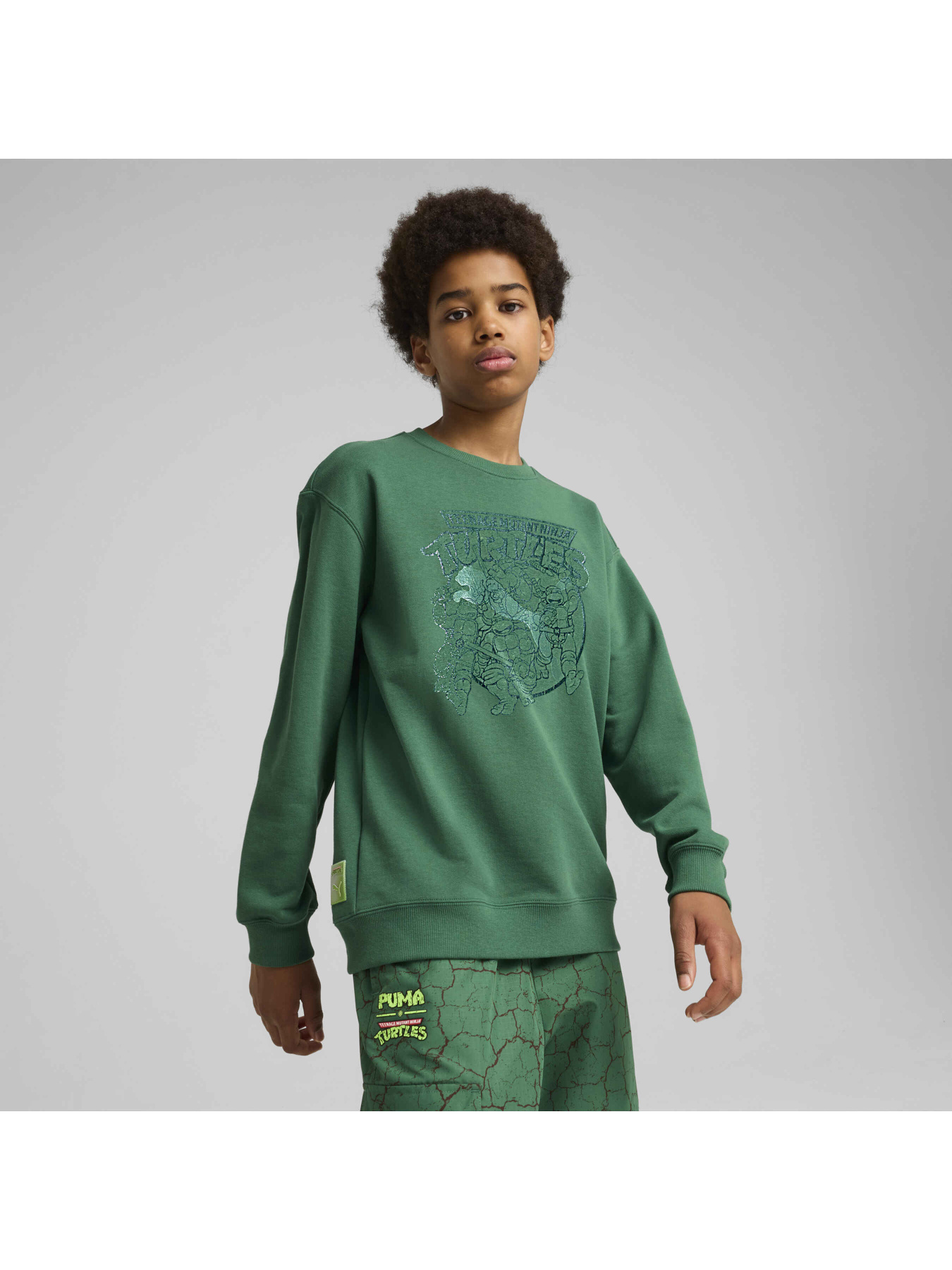 Світшот PUMA x Tmnt Graphic Crew модель 630085 Фото