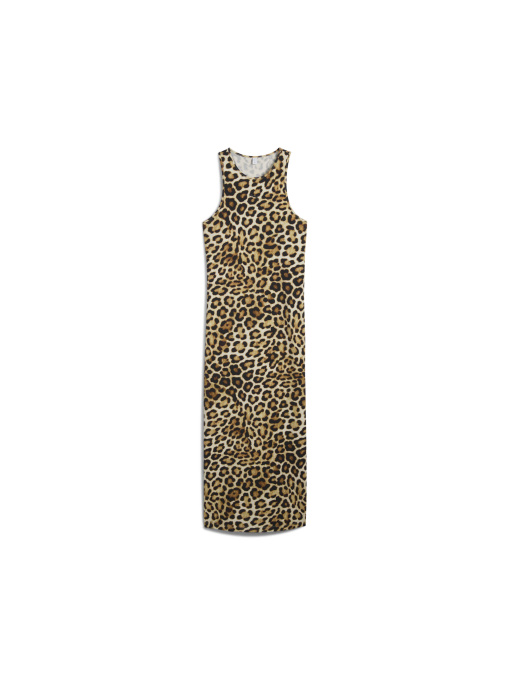 Платье миди PUMA Leo Luxe Slim Aop Dress модель 632339 Фото
