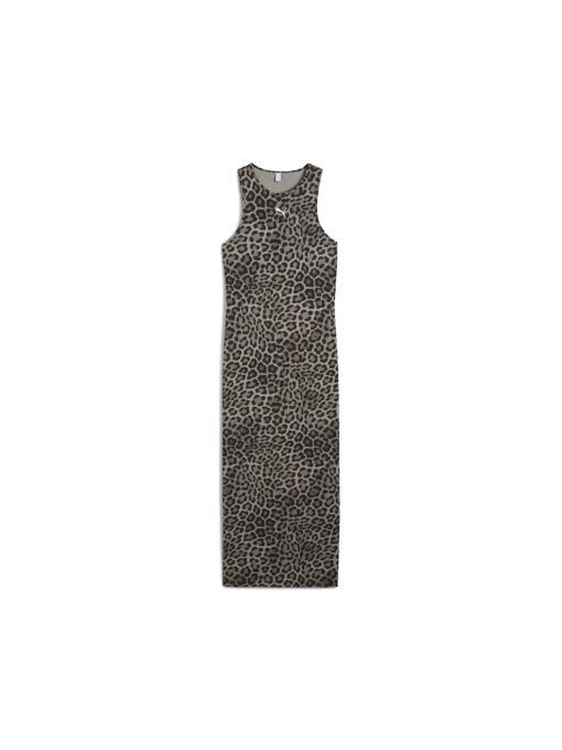 Платье миди PUMA Leo Luxe Slim Aop Dress модель 632339 Фото