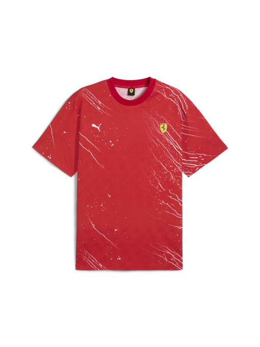 Футболка PUMA Ferrari Race Color S Aop Tee модель 630487 Фото