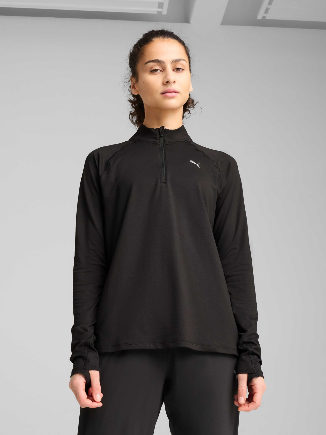 Спортивна кофта PUMA Run Velcty Cldspn 1/4 Zip W модель 526650 Фото