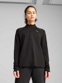 Спортивна кофта PUMA Run Velcty Cldspn 1/4 Zip W модель 526650 Фото