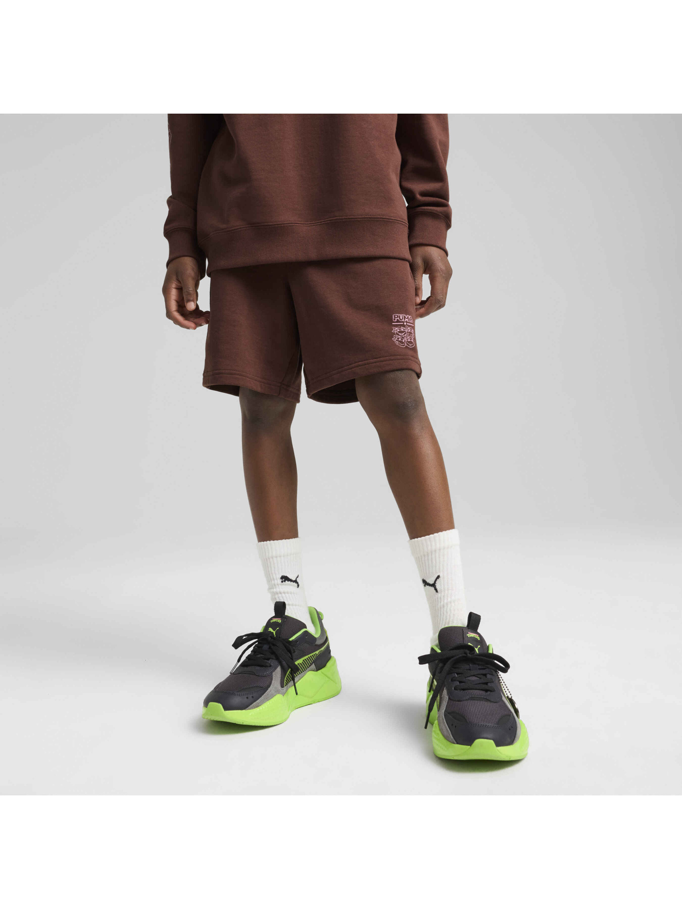 Спортивні шорти PUMA x Tmnt Relaxed Shorts модель 630087 Фото