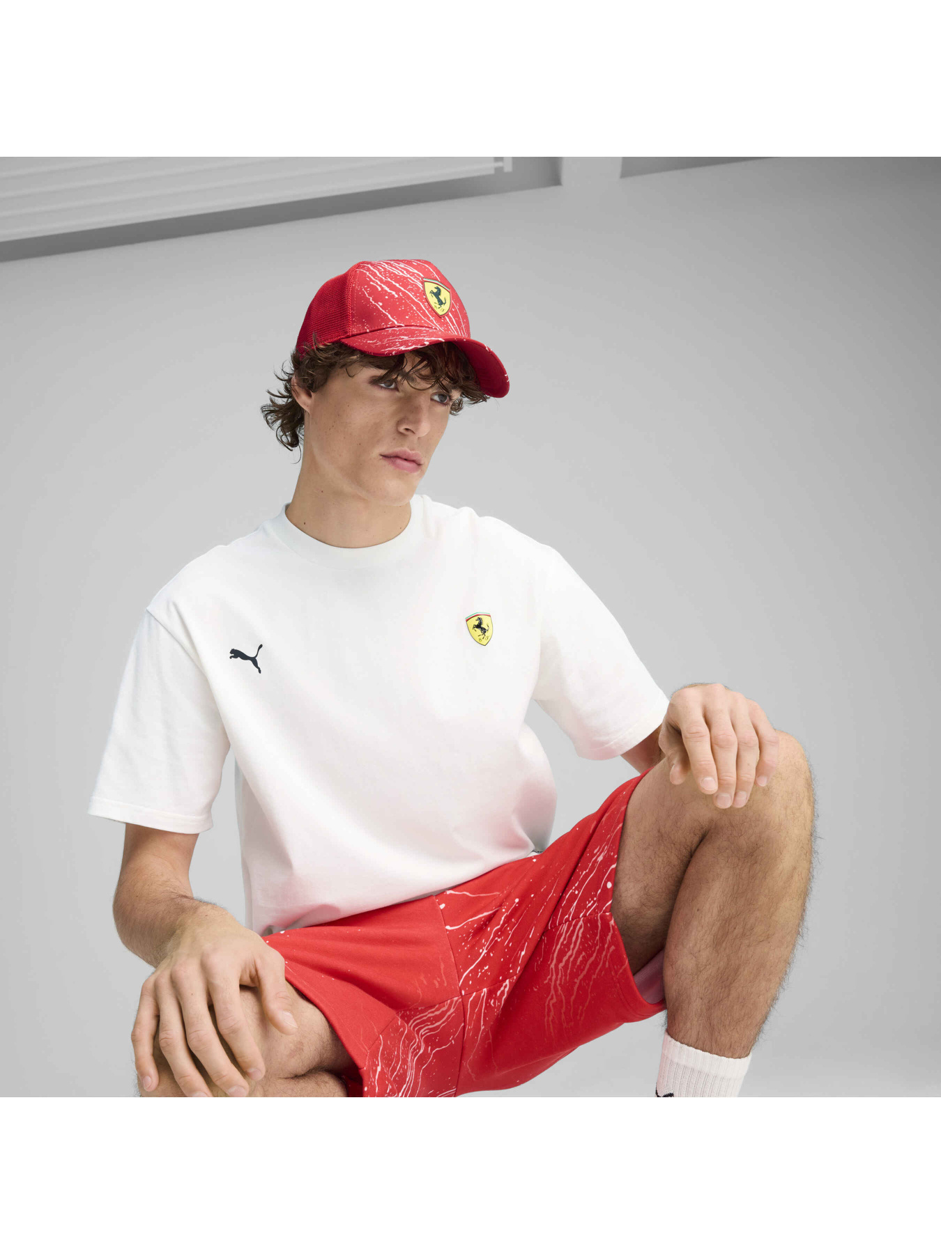 Кепка PUMA Ferrari Color S Trucker Cap модель 026074 Фото