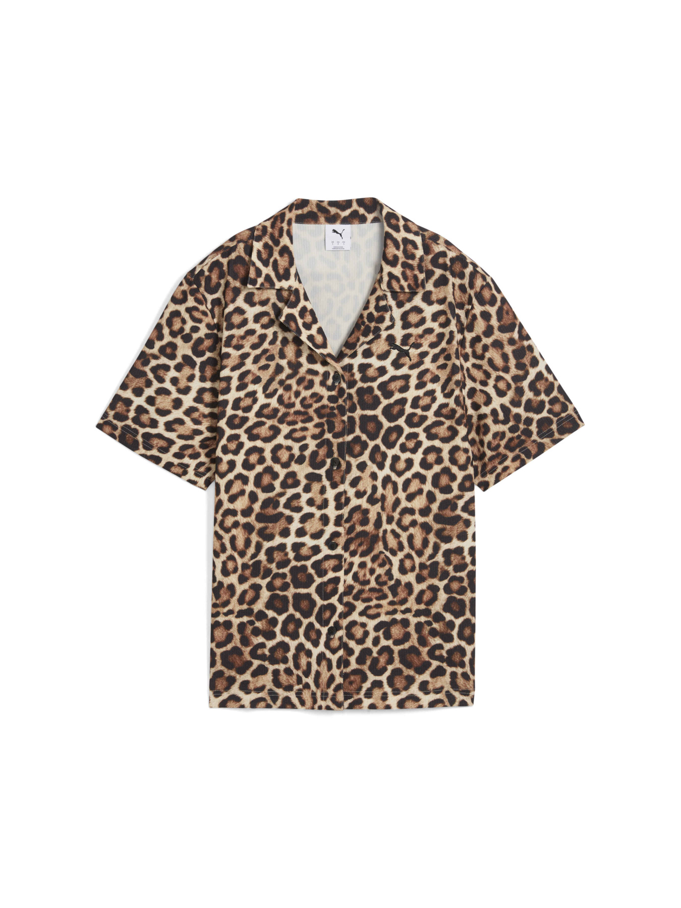 Поло PUMA Leo Luxe Relaxed Aop Shirt модель 632340 Фото