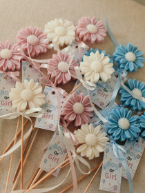 Аромасаше для гендер пати "Ромашка праздничная", для гендерпати, девичника и т.п. Candle Design модель 220.0003 Фото