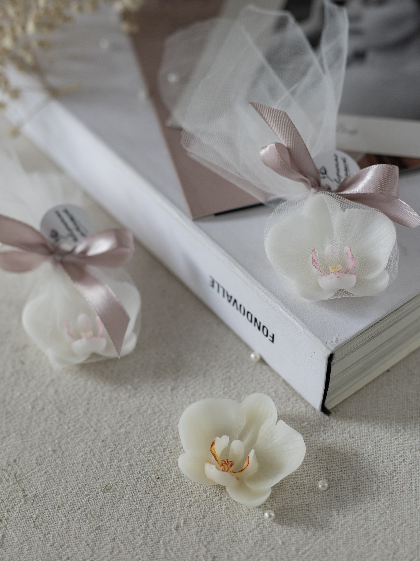 Аромасаше "Квітка орхідеї", аромат - Орхідея та морська сіль, з натурального оливкового воску Candle Design модель 160.3004 Аромасаше "Квітка орхідеї", аромат - Орхідея та морська сіль, з натурального оливкового воску Candle Design модель 160.3004 Фото