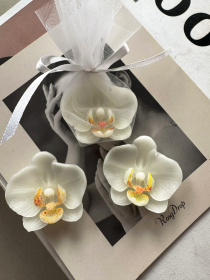 Аромасаше "Квітка орхідеї", аромат - Орхідея та морська сіль, з натурального оливкового воску Candle Design модель 160.3004 Аромасаше "Квітка орхідеї", аромат - Орхідея та морська сіль, з натурального оливкового воску Candle Design модель 160.3004 Фото