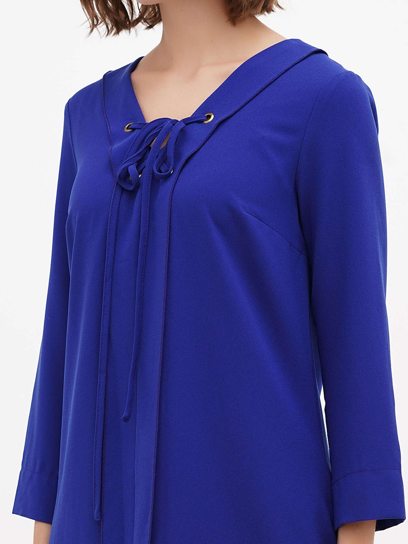 Сукня міні Sassofono модель A271-CL-2650_электрик_синий Фото