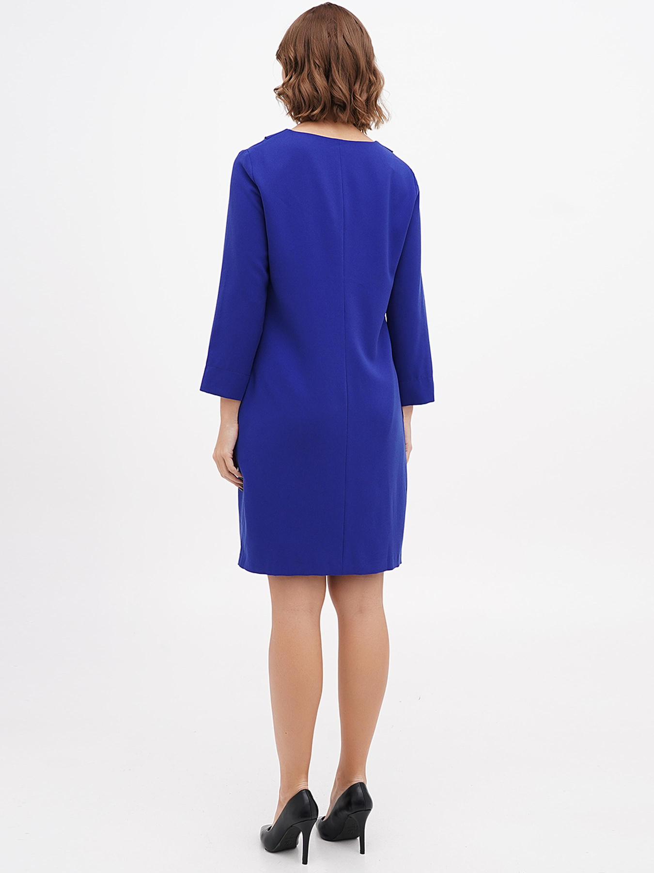 Сукня міні Sassofono модель A271-CL-2650_электрик_синий Фото