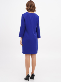 Сукня міні Sassofono модель A271-CL-2650_электрик_синий Фото